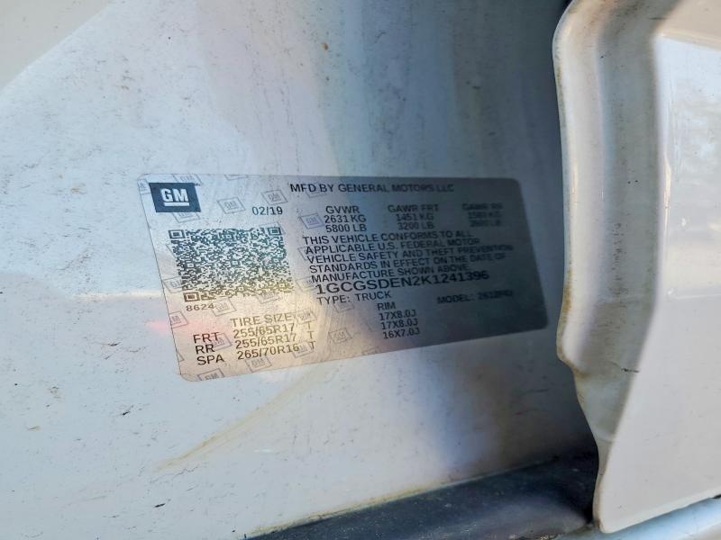 Продаж на аукціоні авто 2019 Chevrolet Colorado, vin: 1GCGSDEN2K1241396, номер лоту: 49766236
