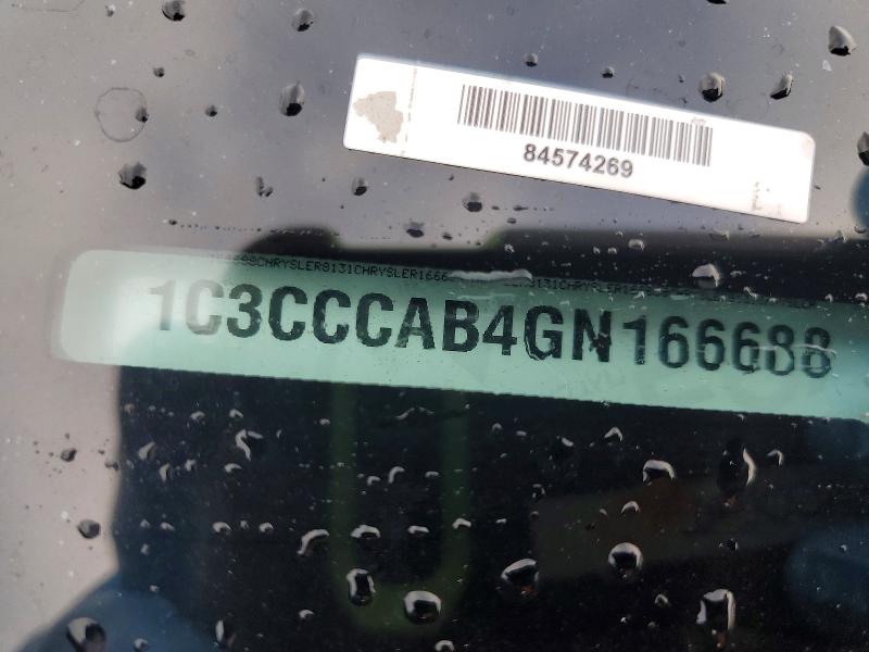 49655376 :رقم المزاد ، 1C3CCCAB4GN166688 vin ، 2016 Chrysler 200 مزاد بيع