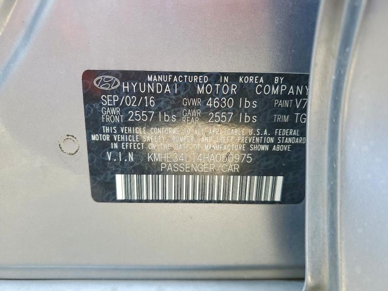 Aukcja sprzedaży 2017 Hyundai Sonata Hybrid, vin: KMHE34L14HA050975, numer aukcji: 51718836