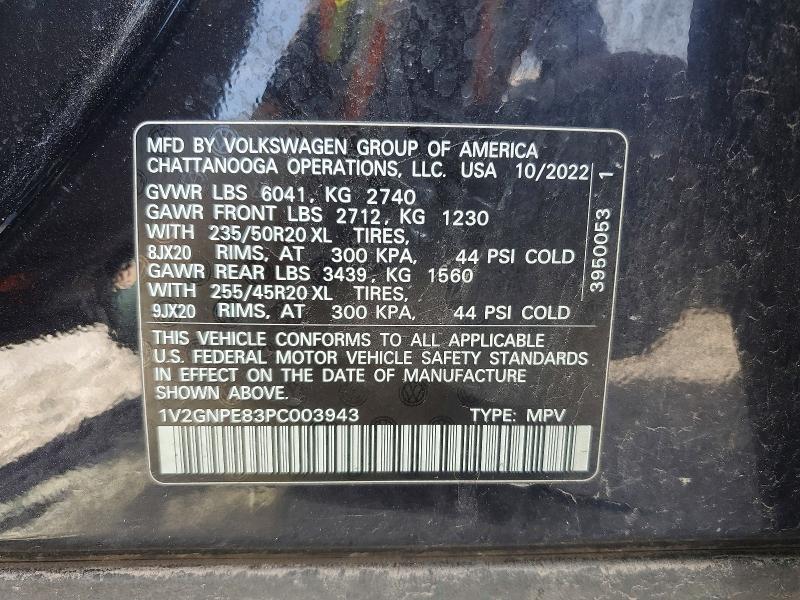 Продажа на аукционе авто 2023 Volkswagen Id.4, vin: 1V2GNPE83PC003943, номер лота: 49148046