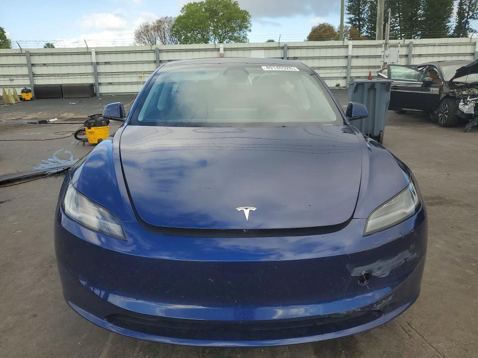 Продаж на аукціоні авто 2025 Tesla Model 3, vin: 5YJ3E1EA6SF062027, номер лоту: 49140326