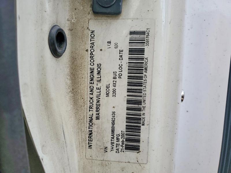 48239846 :رقم المزاد ، 1HVBTAAM88H562436 vin ، 2008 International 3200 مزاد بيع