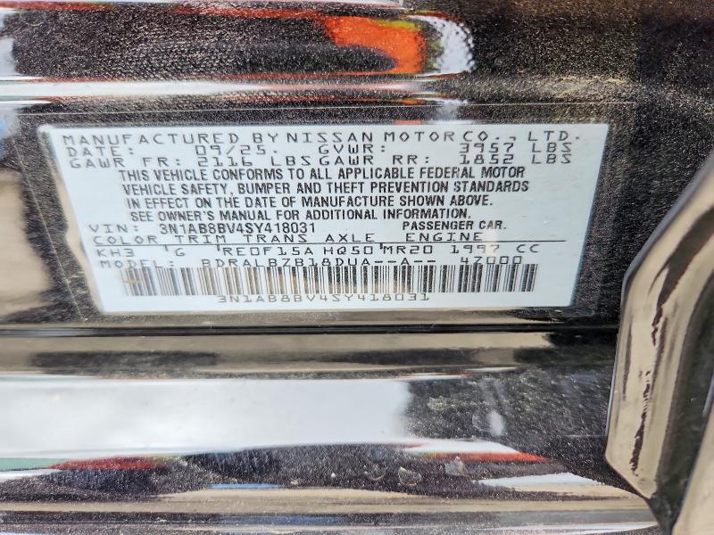 Aukcja sprzedaży 2025 Nissan Sentra, vin: 3N1AB8BV4SY418031, numer aukcji: 49175976