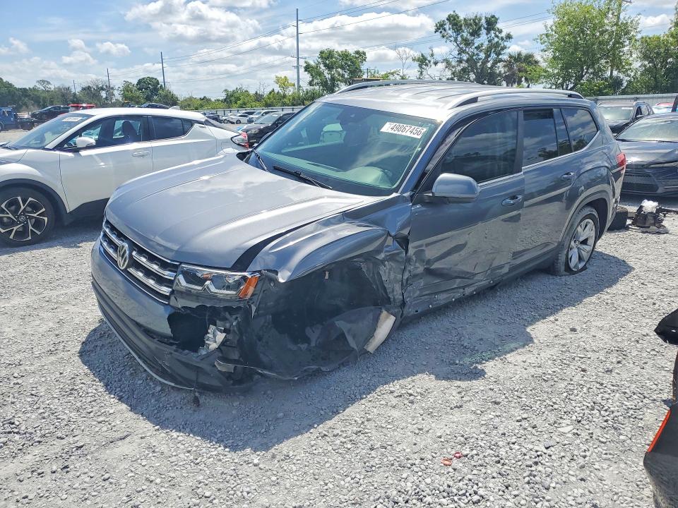 2019 Volkswagen Atlas მანქანა იყიდება აუქციონზე, vin: 1V2WR2CA6KC565515, აუქციონის ნომერი: 49867456