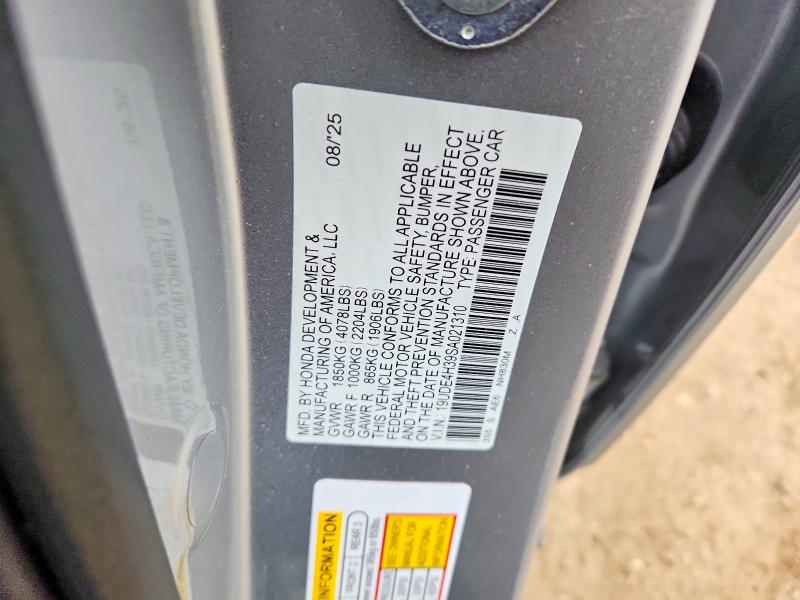 Aukcja sprzedaży 2025 Acura Integra, vin: 19UDE4H39SA021310, numer aukcji: 49961486