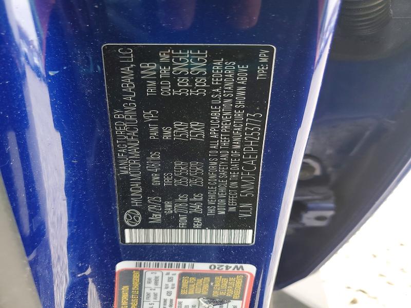 48546096 :رقم المزاد ، 5NMJFCAE1PH253773 vin ، 2023 Hyundai Tucson مزاد بيع