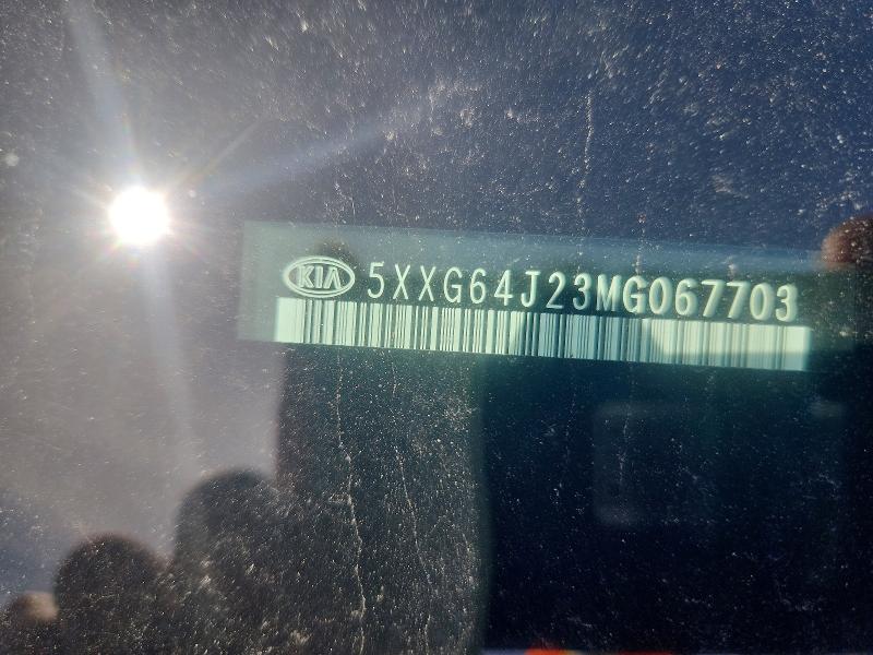 Aukcja sprzedaży 2021 Kia K5, vin: 5XXG64J23MG067703, numer aukcji: 51609386