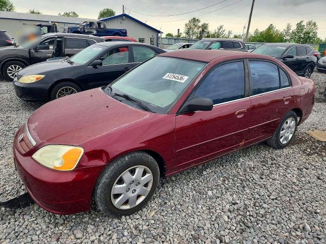 Aukcja sprzedaży 2002 Honda Civic, vin: 2HGES16592H571429, numer aukcji: 51254536
