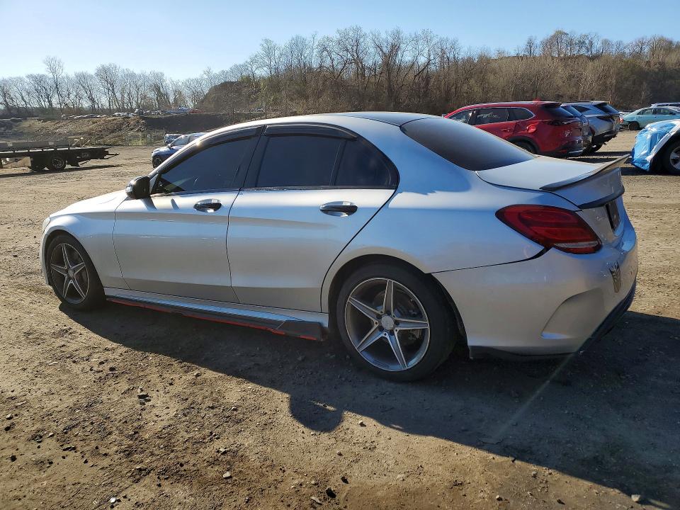 2015 Mercedes-benz C მანქანა იყიდება აუქციონზე, vin: 55SWF4KB5FU020445, აუქციონის ნომერი: 49016816