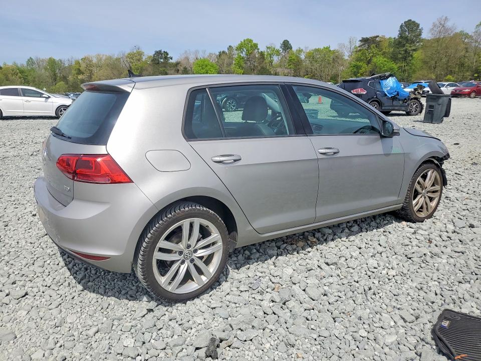 49113446 :رقم المزاد ، 3VWRA7AU3FM097390 vin ، 2015 Volkswagen Golf مزاد بيع