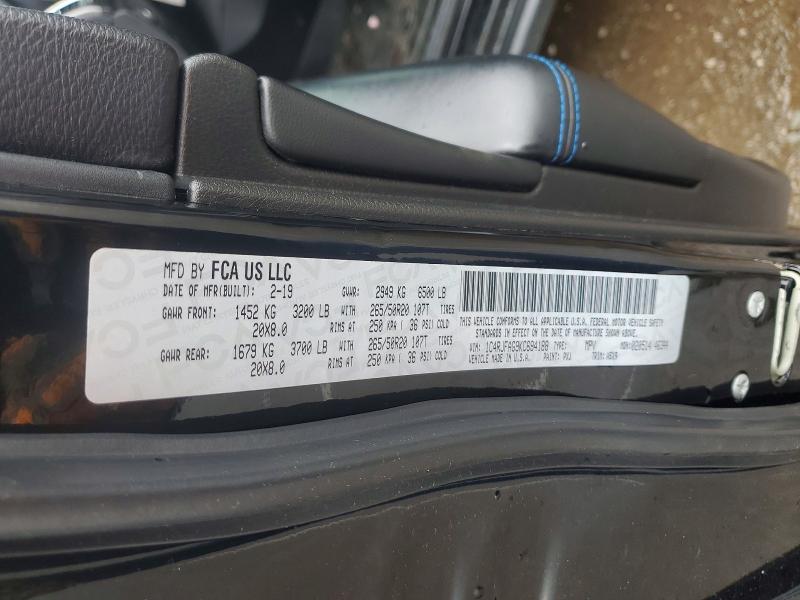 50083396 :رقم المزاد ، 1C4RJFAG9KC694188 vin ، 2019 Jeep Grand Cherokee مزاد بيع