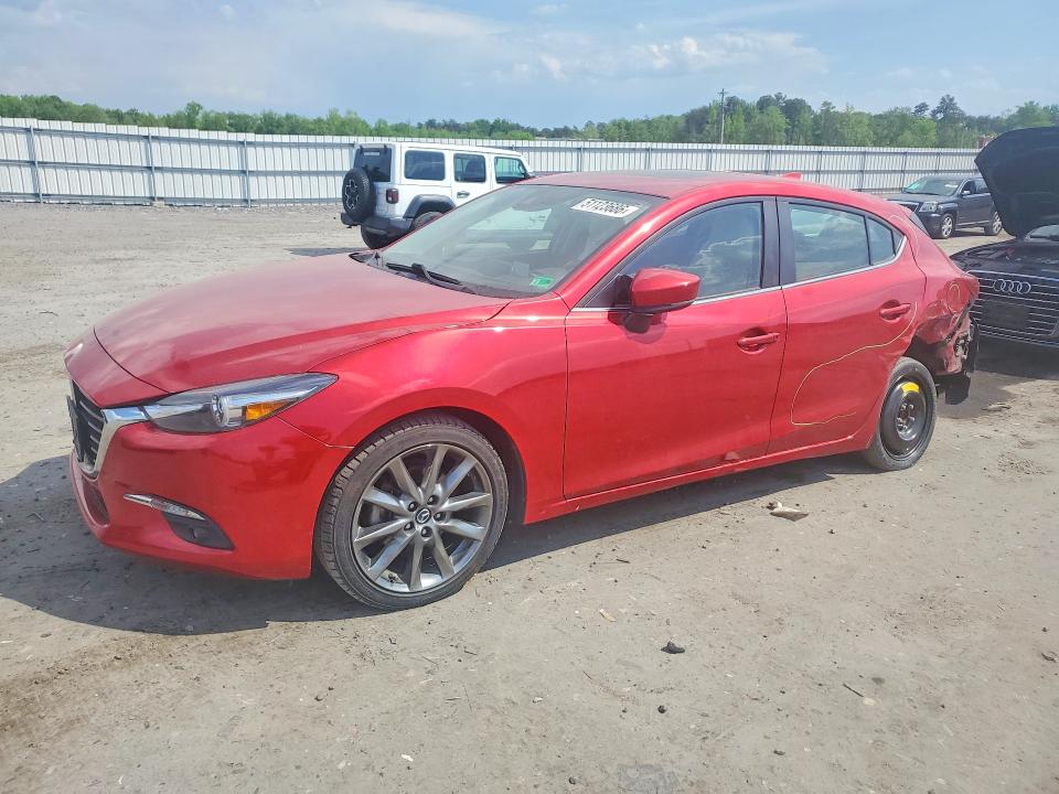 2018 Mazda 3 მანქანა იყიდება აუქციონზე, vin: 3MZBN1M33JM175746, აუქციონის ნომერი: 51123686