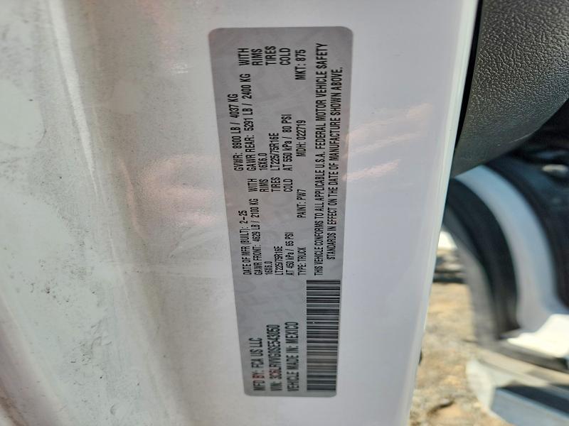 Aukcja sprzedaży 2025 Ram Promaster 2500, vin: 3C6LRVVG0SE543050, numer aukcji: 48997226
