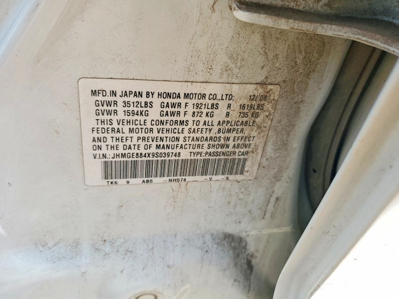Aukcja sprzedaży 2009 Honda Fit, vin: JHMGE884X9S039748, numer aukcji: 49979966