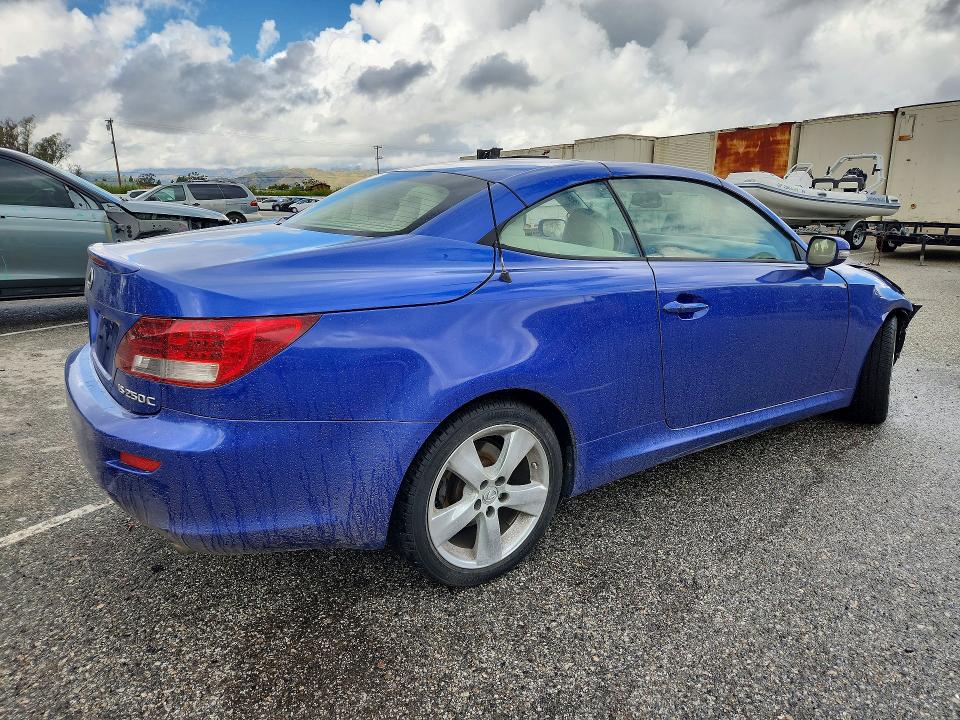 50851326 :رقم المزاد ، JTHFF2C23A2501857 vin ، 2010 Lexus Is مزاد بيع