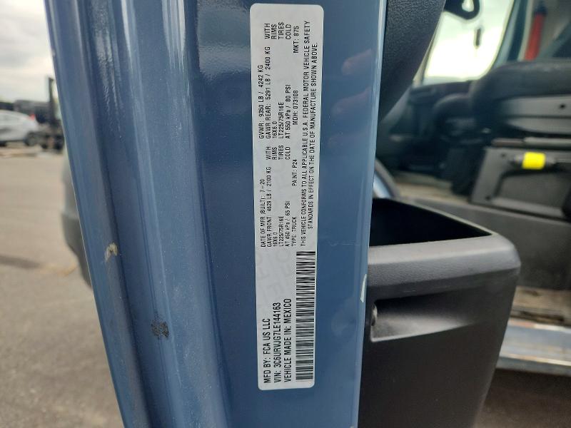 Aukcja sprzedaży 2020 Ram Promaster 3500, vin: 3C6URVJG7LE144163, numer aukcji: 55084956
