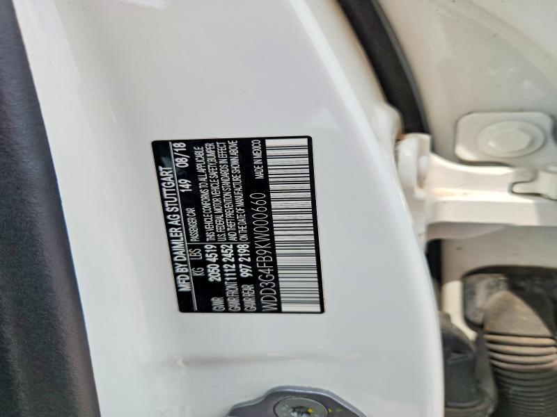Продаж на аукціоні авто 2019 Mercedes-benz A, vin: WDD3G4FB9KW000660, номер лоту: 50818286