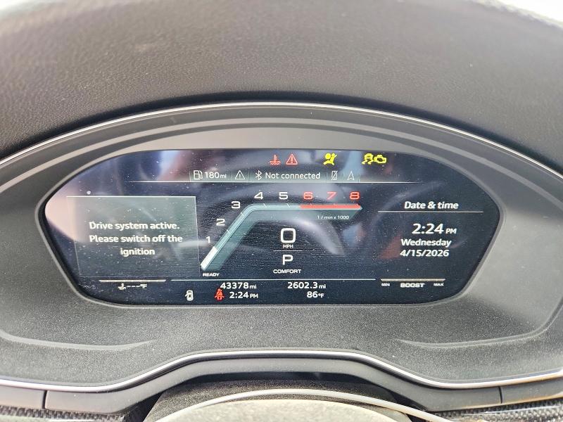 49597116 :رقم المزاد ، WAUB4AF47MA042031 vin ، 2021 Audi S4 مزاد بيع