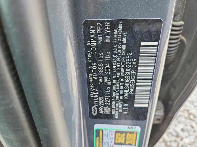 Продаж на аукціоні авто 2025 Hyundai Elantra, vin: KMHLS4DG9SU022852, номер лоту: 45768486