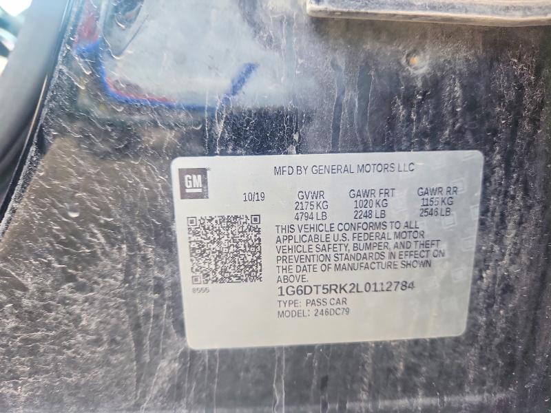 51682756 :رقم المزاد ، 1G6DT5RK2L0112784 vin ، 2020 Cadillac Ct5 مزاد بيع