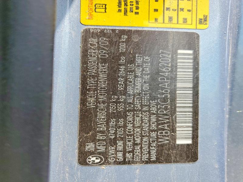 Продажа на аукционе авто 2010 Bmw 328, vin: WBAWR3C56AP462027, номер лота: 51526526