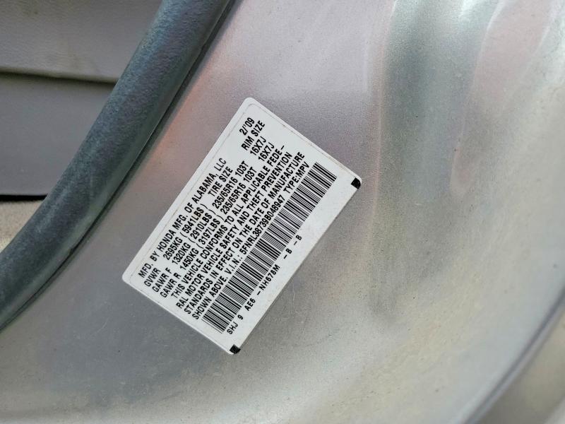 49849526 :رقم المزاد ، 5FNRL38739B048947 vin ، 2009 Honda Odyssey مزاد بيع
