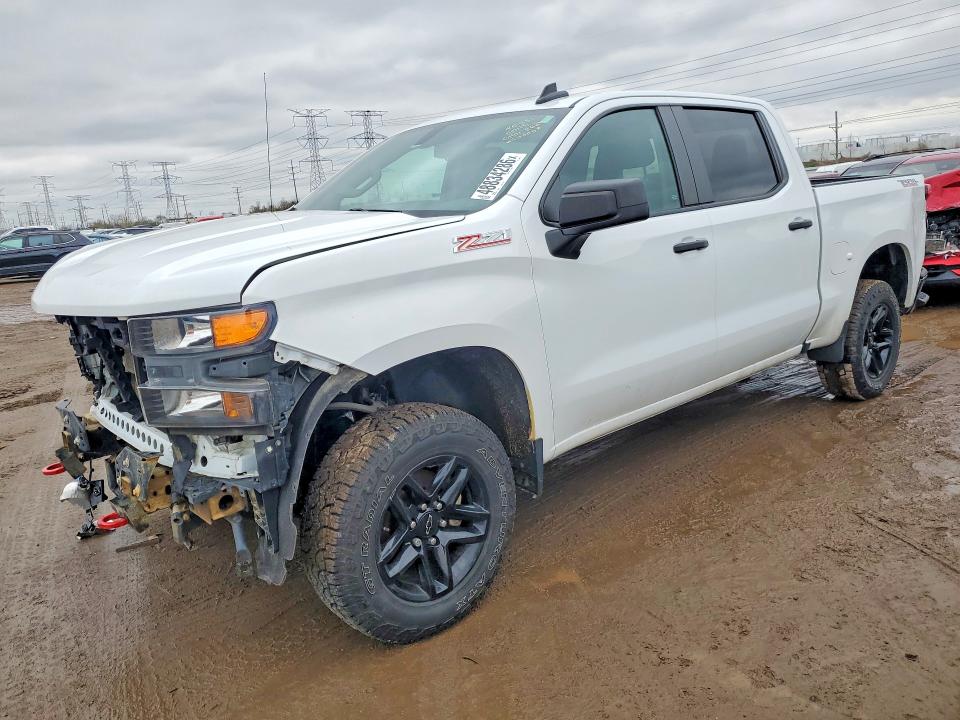 48834286 :رقم المزاد ، 1GCPYCEF3MZ329959 vin ، 2021 Chevrolet Silverado مزاد بيع