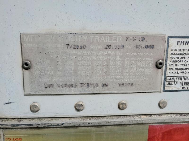 2007 Utility Trailer Trailer მანქანა იყიდება აუქციონზე, vin: 1UYVS24857M071808, აუქციონის ნომერი: 50941936