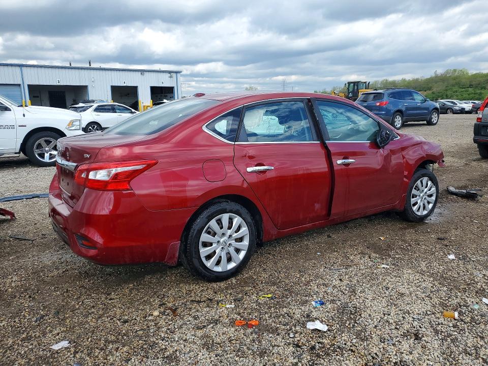 2017 Nissan Sentra მანქანა იყიდება აუქციონზე, vin: 3N1AB7AP9HY410772, აუქციონის ნომერი: 51557196