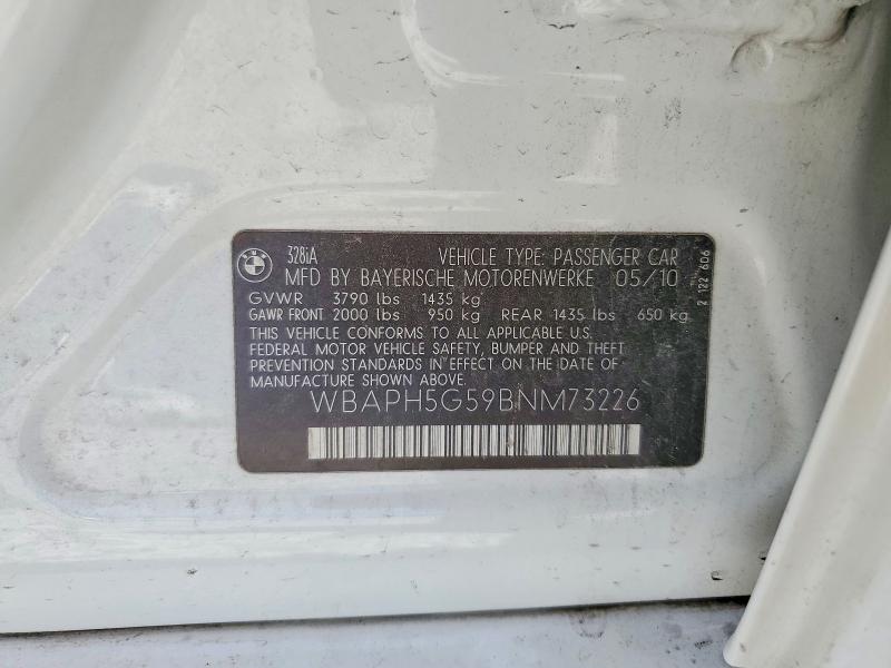 Продажа на аукционе авто 2011 Bmw 328, vin: WBAPH5G59BNM73226, номер лота: 50683896