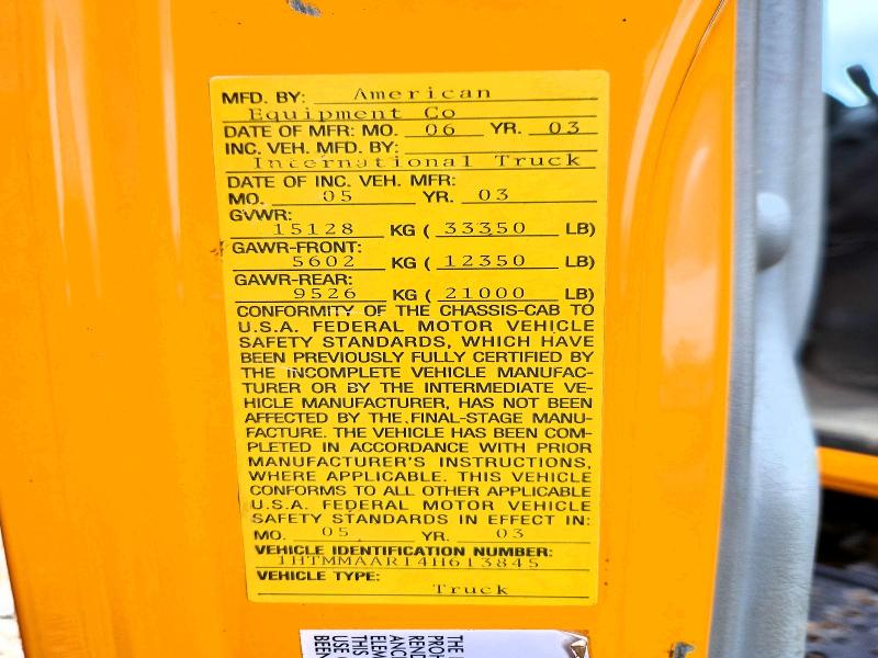 Продаж на аукціоні авто 2004 International 4300, vin: 1HTMMAAR14H613845, номер лоту: 51793186