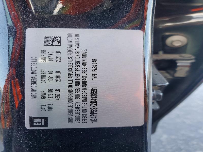 48838316 :رقم المزاد ، 1G4PP5SK2D4138591 vin ، 2013 Buick Verano مزاد بيع