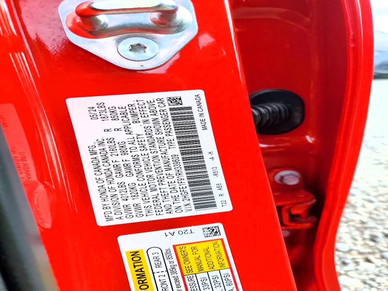2024 Honda Civic მანქანა იყიდება აუქციონზე, vin: 2HGFE1F91RH339609, აუქციონის ნომერი: 50351996