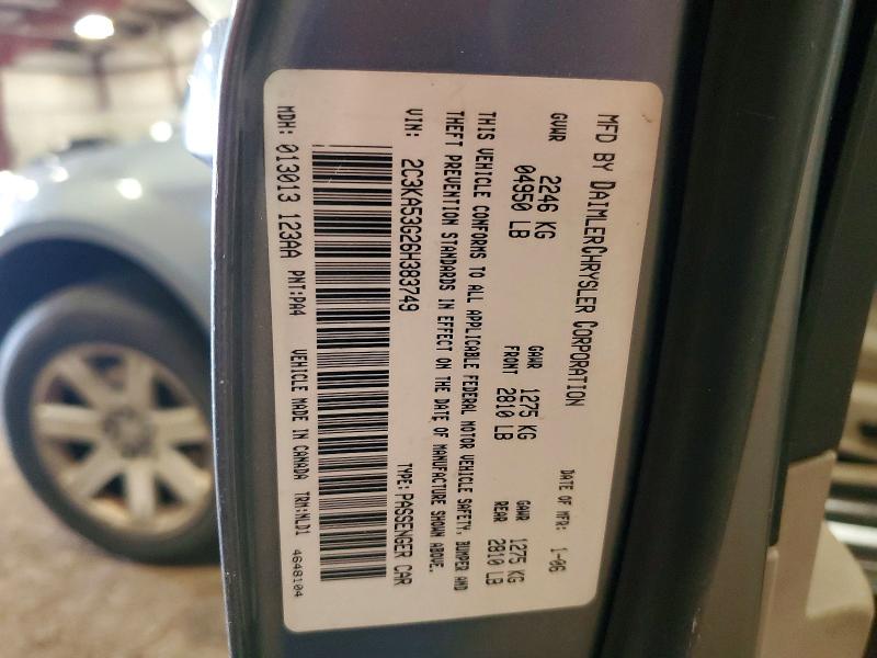 51335026 :رقم المزاد ، 2C3KA53G26H383749 vin ، 2006 Chrysler 300 مزاد بيع
