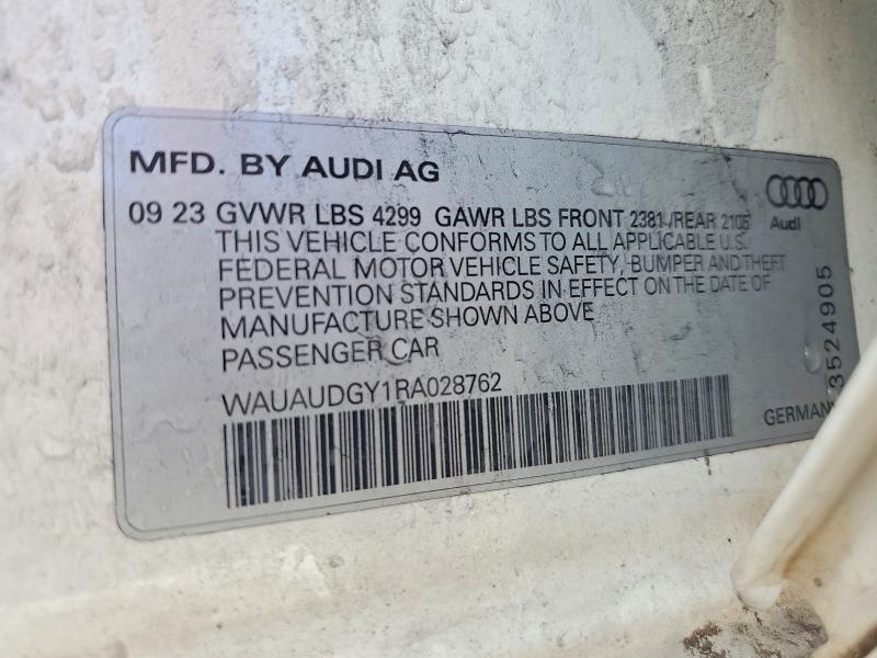 49167066 :رقم المزاد ، WAUAUDGY1RA028762 vin ، 2024 Audi A3 مزاد بيع