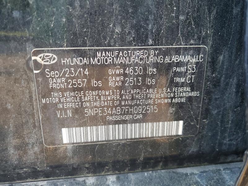 Продаж на аукціоні авто 2015 Hyundai Sonata, vin: 5NPE34AB7FH092515, номер лоту: 50291036