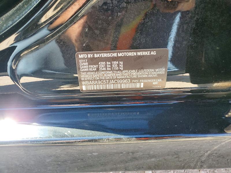 Aukcja sprzedaży 2018 Bmw 320, vin: WBA8A9C57JAC99963, numer aukcji: 45502606