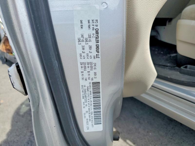 2011 Dodge Grand Caravan მანქანა იყიდება აუქციონზე, vin: 2D4RN3DG4BR722259, აუქციონის ნომერი: 48611476