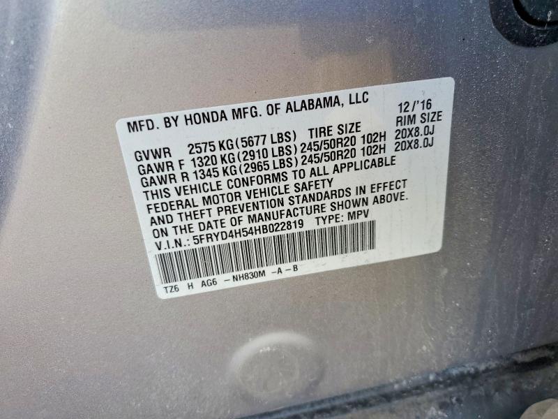 Aukcja sprzedaży 2017 Acura Mdx, vin: 5FRYD4H54HB022819, numer aukcji: 51471216