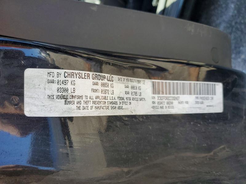 50822486 :رقم المزاد ، 3C3CFFDR2CT332427 vin ، 2012 Fiat 500 مزاد بيع