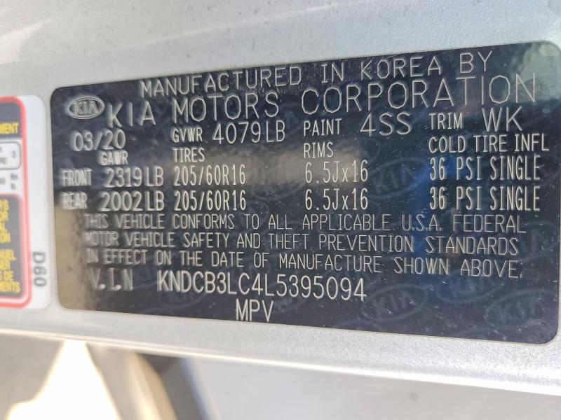 Продажа на аукционе авто 2020 Kia Niro 4d Ex, vin: KNDCB3LC4L5395094, номер лота: 51352606