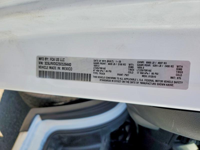 Aukcja sprzedaży 2025 Ram Promaster 2500, vin: 3C6LRVDG2SE539440, numer aukcji: 97179675