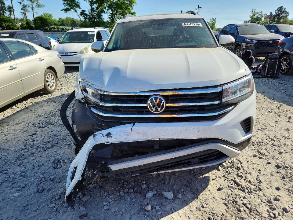 49971196 :رقم المزاد ، 1V2JR2CA5MC537332 vin ، 2021 Volkswagen Atlas مزاد بيع