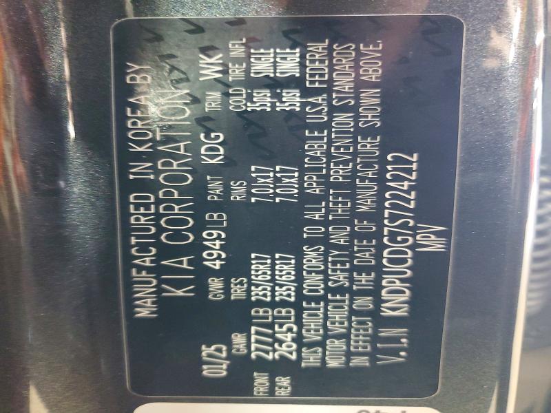 49619866 :رقم المزاد ، KNDPUCDG7S7224212 vin ، 2025 Kia Sportage مزاد بيع