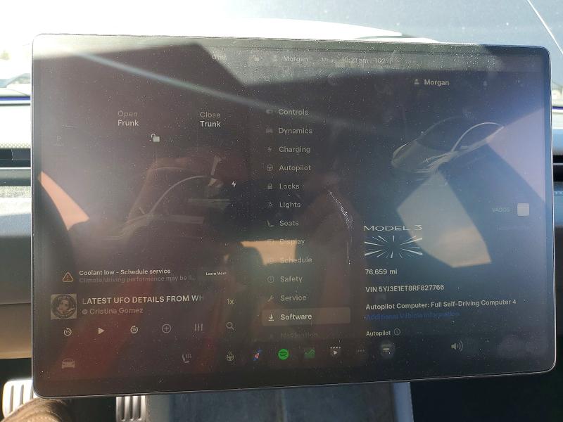 Продаж на аукціоні авто 2024 Tesla Model 3, vin: 5YJ3E1ET8RF827766, номер лоту: 48531746