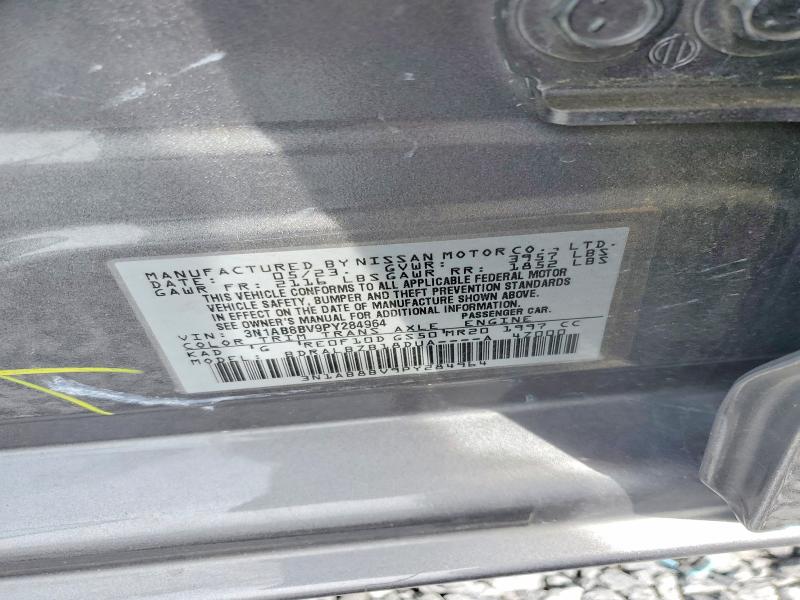 51948626 :رقم المزاد ، 3N1AB8BV9PY284964 vin ، 2023 Nissan Sentra مزاد بيع