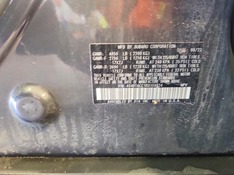 Aukcja sprzedaży 2024 Subaru Outback, vin: 4S4BTACC1R3159824, numer aukcji: 50941666