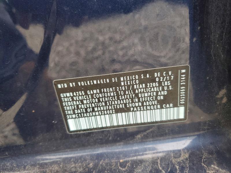 Продаж на аукціоні авто 2017 Volkswagen Golf Sportwagen, vin: 3VWC17AUXHM526002, номер лоту: 50327676