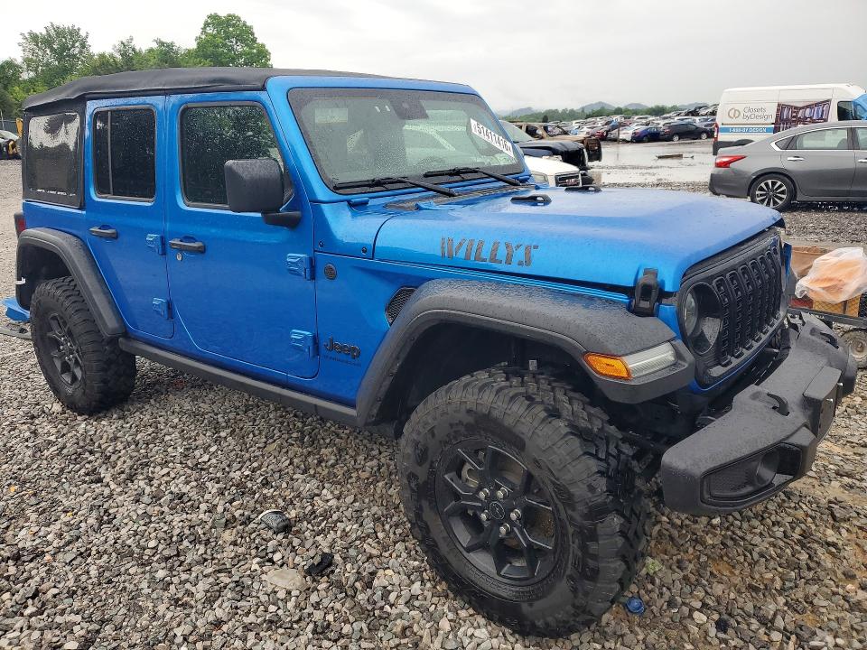 Продажа на аукционе авто 2024 Jeep Wrangler, vin: 1C4PJXDG1RW356902, номер лота: 51411416