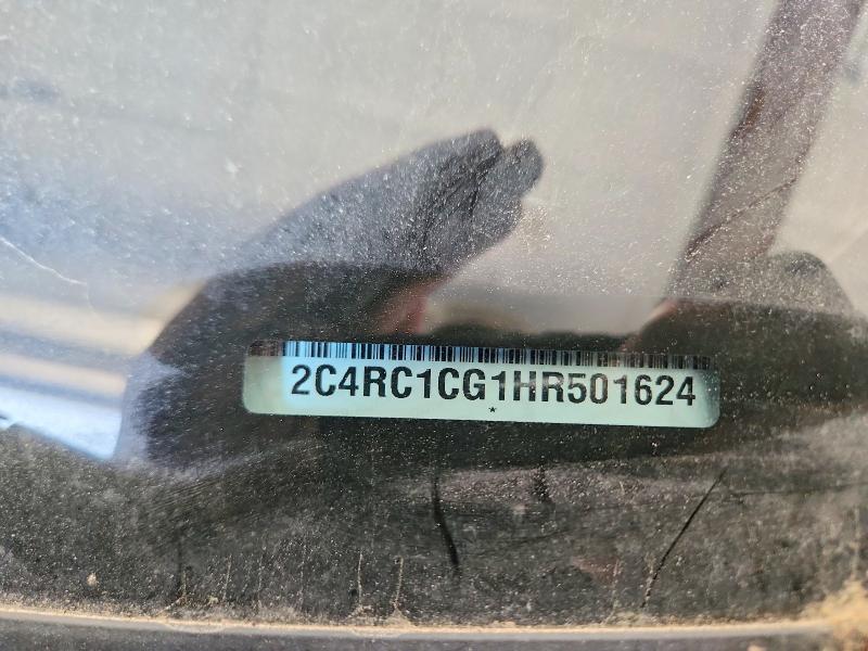 2017 Chrysler Pacifica მანქანა იყიდება აუქციონზე, vin: 2C4RC1CG1HR501624, აუქციონის ნომერი: 50273456